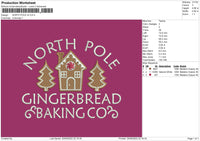 North Pole V2 Embroidery File 5 sizes
