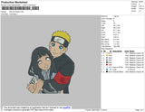 Naruto Hinata Embroidery File 4 size