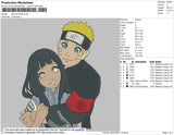 Naruto Hinata Embroidery File 4 size