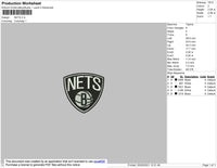 Nets Embroidery File 5 size