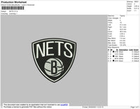 Nets Embroidery File 5 size