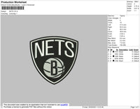 Nets Embroidery File 5 size