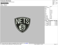 Nets Embroidery File 5 size