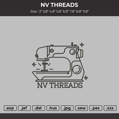 NV THREADS Embroidery Machine Design File