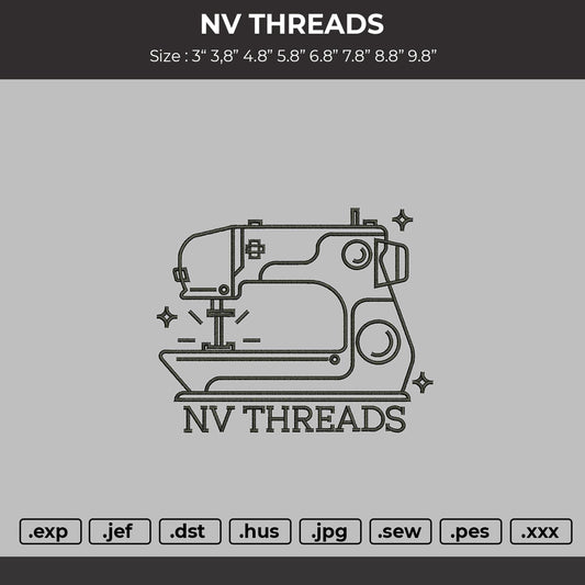 NV THREADS Embroidery Machine Design File