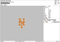 Ny Border 0205 Embroidery File 6 sizes