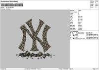 Ny Pattern 01 Embroidery File 6 sizes