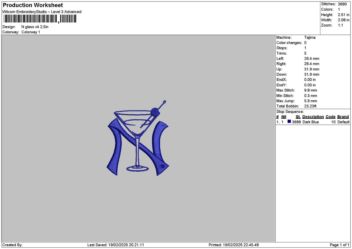 N Glass V3 V4 Embroidery 2 Files