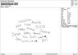 Names Line Embroidery File 6 sizes