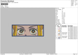 Nami Embroidery File 5 sizes