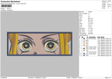 Nami Embroidery File 5 sizes