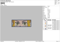 Nami Embroidery File 5 sizes