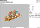 Naruto Kyubi Embroidery File 5 sizes