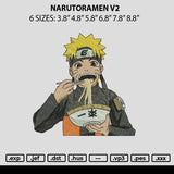 Narutoramen V2 Embroidery File 6 sizes