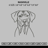 Nashville Embroidery File 6 sizes