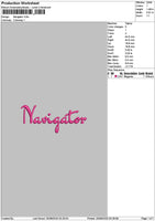 Separate Texts Embroidery File 2 sizes