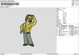 Simpson Ned Embroidery File 6 sizes
