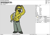 Simpson Ned Embroidery File 6 sizes