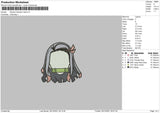 Nezuko Kamado Embroidery File 4 size