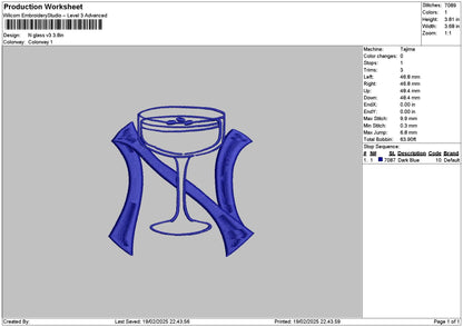 N Glass V3 V4 Embroidery 2 Files