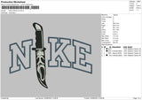 Nike Knife Embroidery File 4 sizes