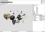 Mickeyhalloween Night Embroidery File 6 sizes