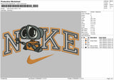 Nike 2outline Wall-E Embroidery File 6 Sizes