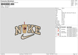 Nike Coffee 1807 Embroidery File 6 sizes