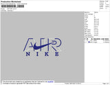 Nike Air Embroidery File 6 size
