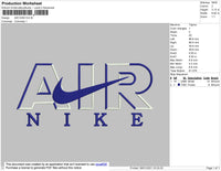 Nike Air Embroidery File 6 size