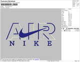 Nike Air Embroidery File 6 size