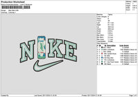 Nike Alani Embroidery File 6 sizes