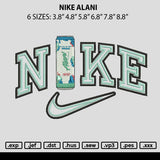 Nike Alani Embroidery File 6 sizes