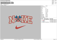 Nike Archery Embroidery File 6 sizes