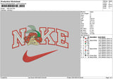 Nike Ariel 02 Embroidery File 6 sizes