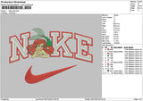 Nike Ariel 02 Embroidery File 6 sizes