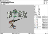 Nike Buzz 1112 Embroidery File 6 sizes