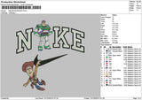Nike Buzz 1112 Embroidery File 6 sizes
