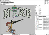 Nike Buzz 1112 Embroidery File 6 sizes