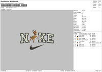 Nike Bambi V2 Embroiery File 6 sizes