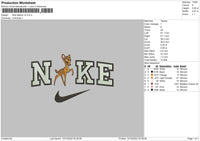 Nike Bambi V2 Embroiery File 6 sizes