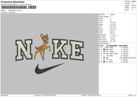 Nike Bambi V2 Embroiery File 6 sizes
