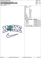 Nike Batman Chibi Embroidery File 6 sizes