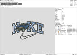 Nike Car 2909 Embroidery File 6 sizes