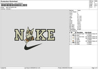Nike Cat 2204 Embroidery File 6 sizes