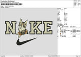 Nike Cat 2204 Embroidery File 6 sizes