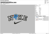 Nike Cookie M Embroidery File 5 sizes