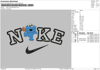 Nike Cookie M Embroidery File 5 sizes