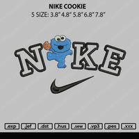 Nike Cookie M Embroidery File 5 sizes