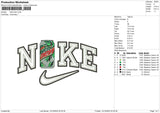 Nike Dew Embroidery File 6 sizes